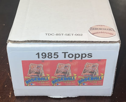 1985 Topps Baseball Complete Set Vending! - McGwire Clemens Puckett RC PSA 8