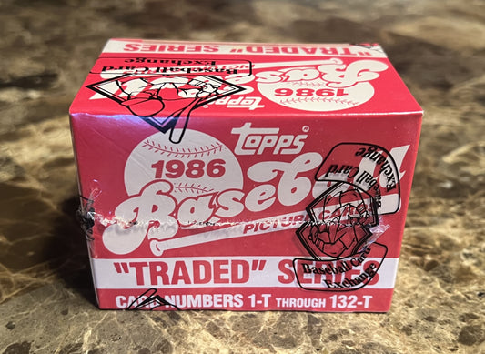 1986 Topps Baseball Traded Factory Set - BBCE FASC - Jackson Bonds Canseco RC