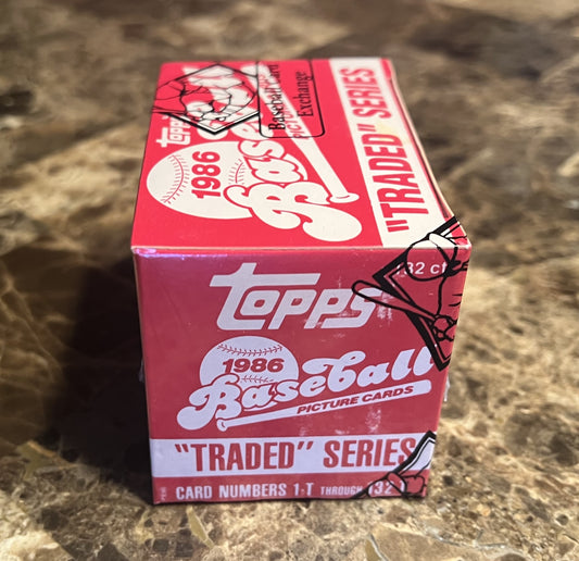 1986 Topps Baseball Traded Factory Set - BBCE FASC - Jackson Bonds Canseco RC