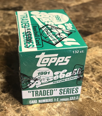 1991 Topps Baseball Traded Factory Set - BBCE FASC - Bagwell Giambi Rodriguez RC