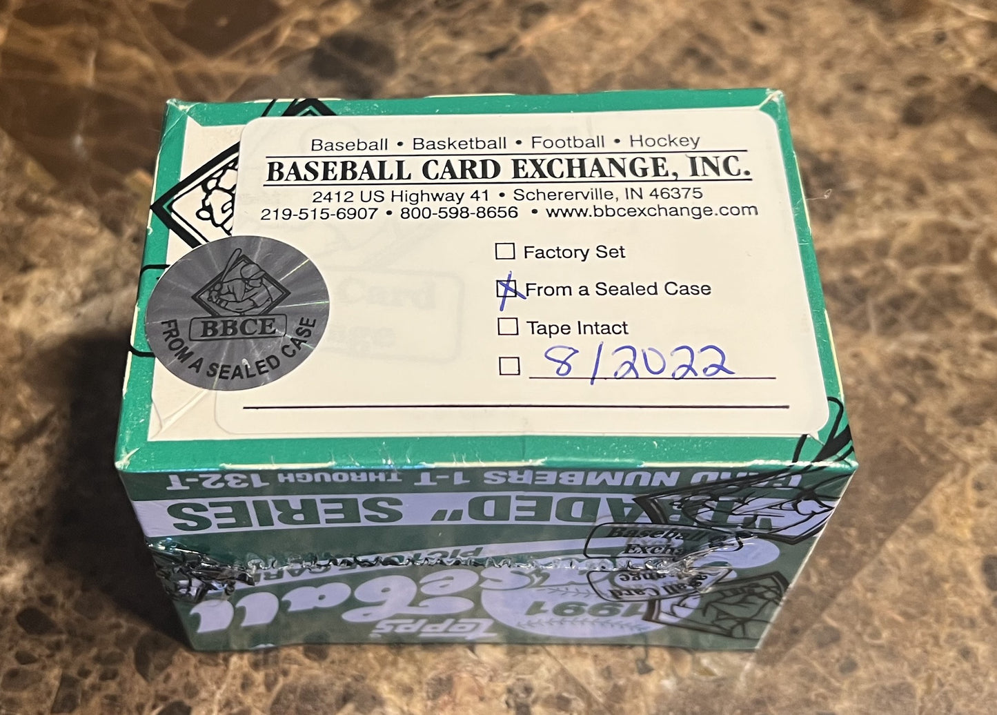 1991 Topps Baseball Traded Factory Set - BBCE FASC - Bagwell Giambi Rodriguez RC