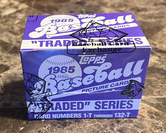 1985 Topps Baseball Traded Factory Set - BBCE Tape Intact - Guillen RC