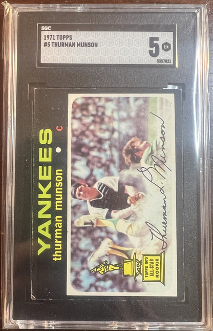 1971 Topps Baseball Complete Set - EX+ AVG w 22 Graded - Aaron Clemente Ryan Mays