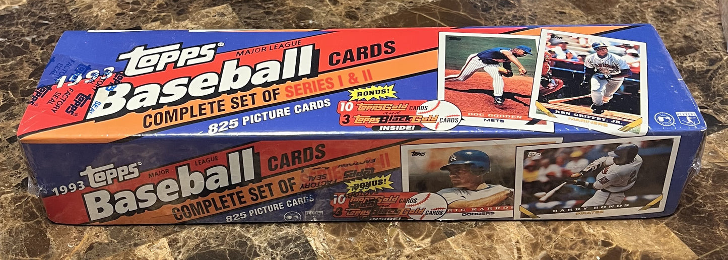 1993 Topps Baseball Complete Set - Factory Sealed - Jeter RC