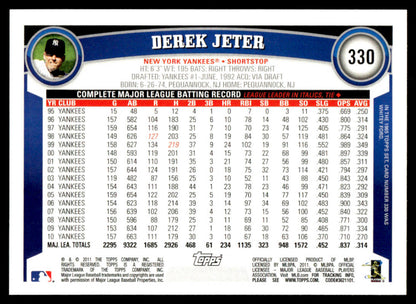 2011 Topps Baseball Complete Base Set + Update - Trout Freeman Altuve RC