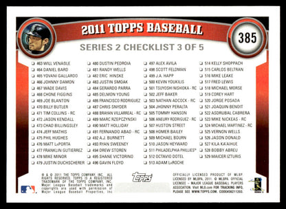 2011 Topps Baseball Complete Base Set + Update - Trout Freeman Altuve RC