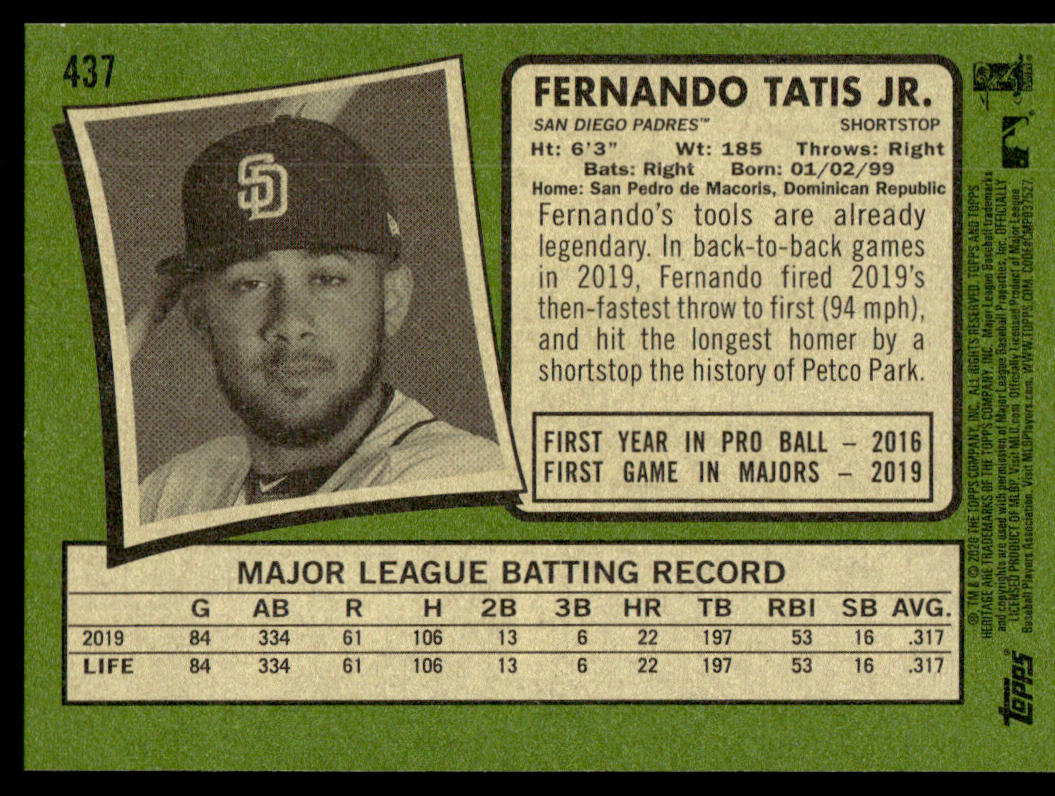 2020 Topps Heritage Baseball Complete Base Set - 725 cards