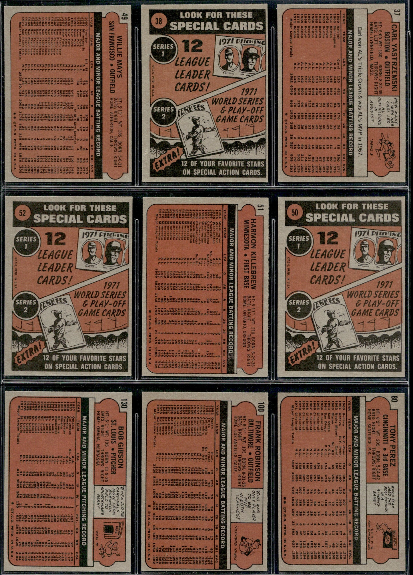 1972 Topps Baseball Complete Set - EXMT AVG w 13 Graded - Fisk RC Aaron Ryan Mays