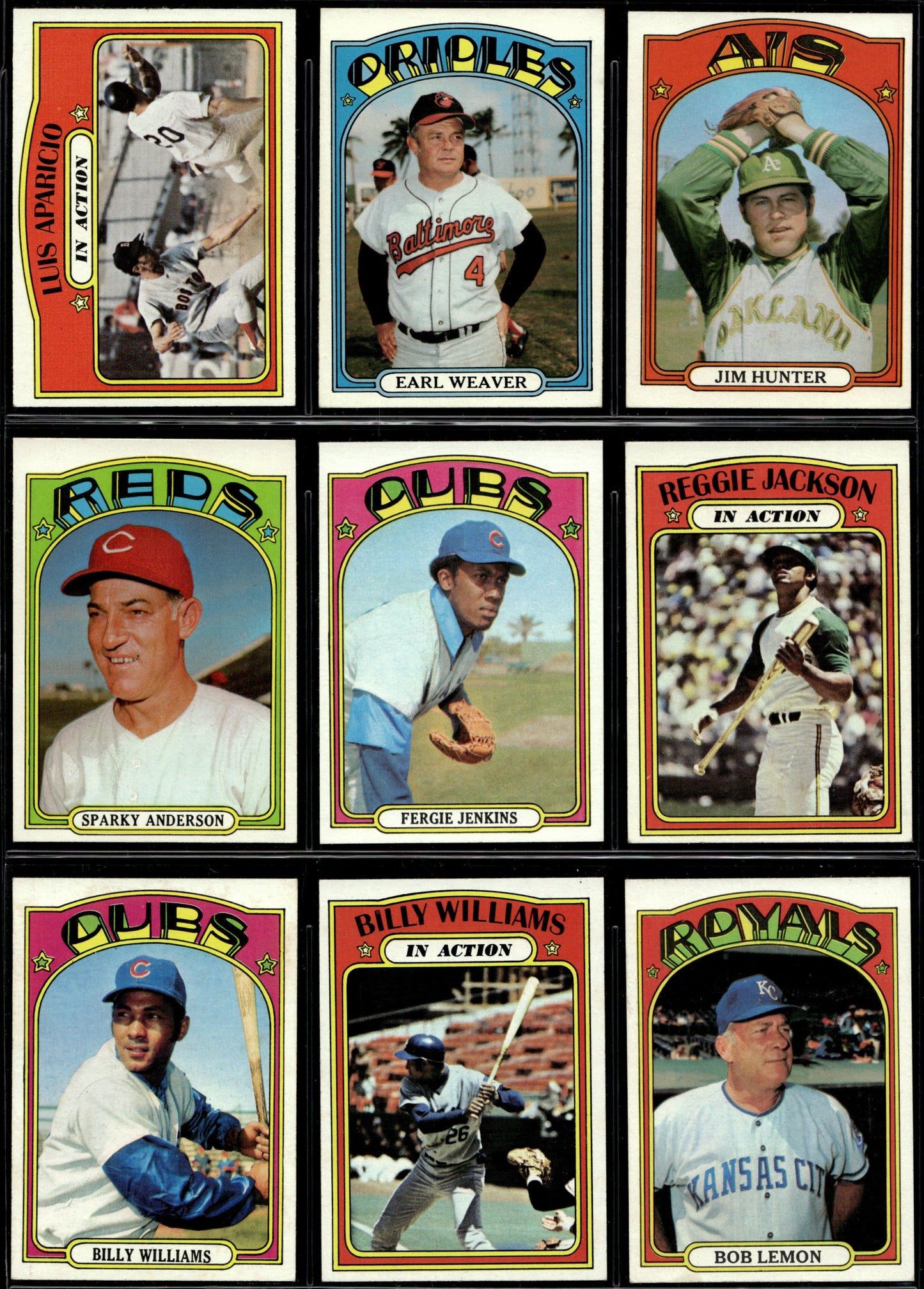 1972 Topps Baseball Complete Set - NM AVG w 74 Graded - Fisk RC Aaron Ryan Mays
