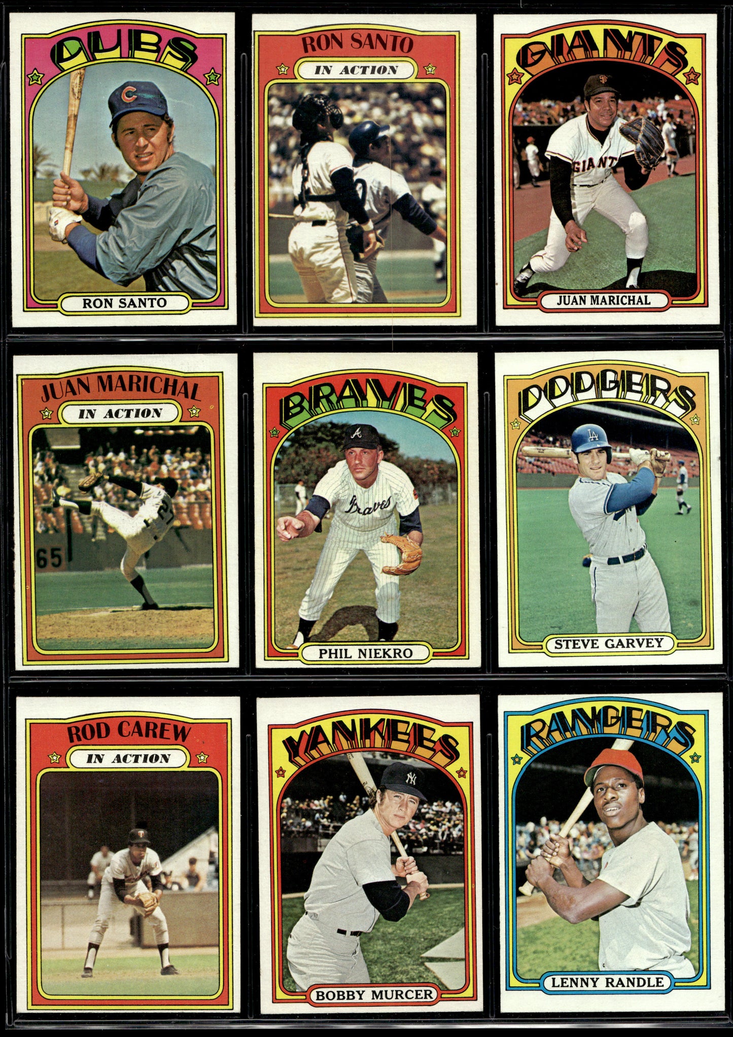 1972 Topps Baseball Complete Set - EXMT AVG w 13 Graded - Fisk RC Aaron Ryan Mays