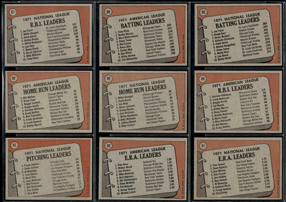 1972 Topps Baseball Complete Set - NM AVG w 74 Graded - Fisk RC Aaron Ryan Mays