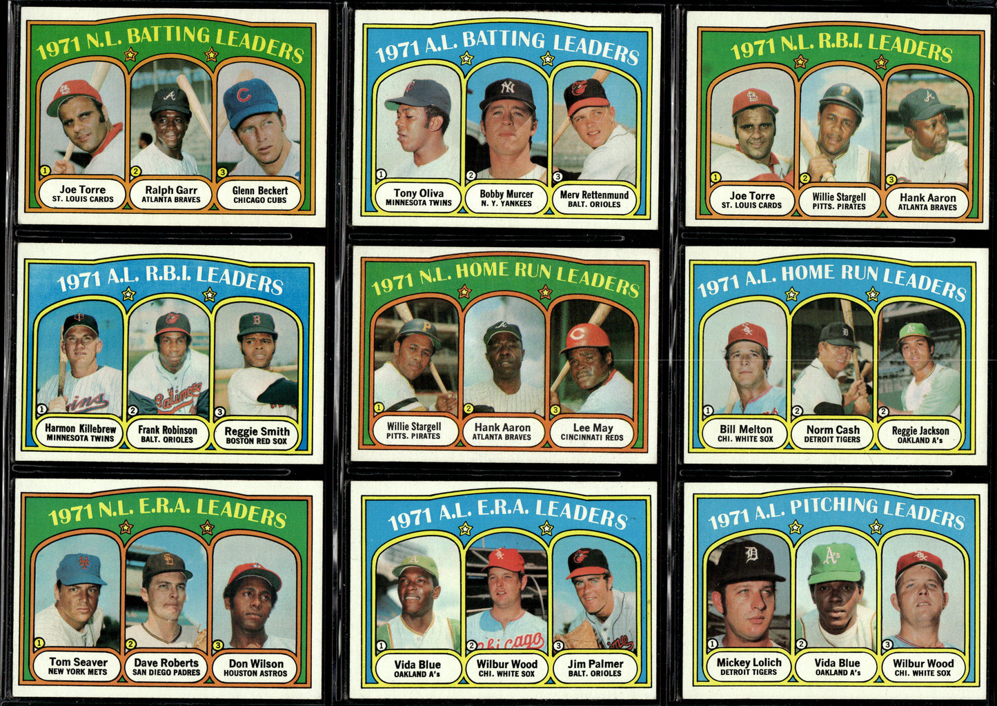 1972 Topps Baseball Complete Set - EXMT AVG w 13 Graded - Fisk RC Aaron Ryan Mays