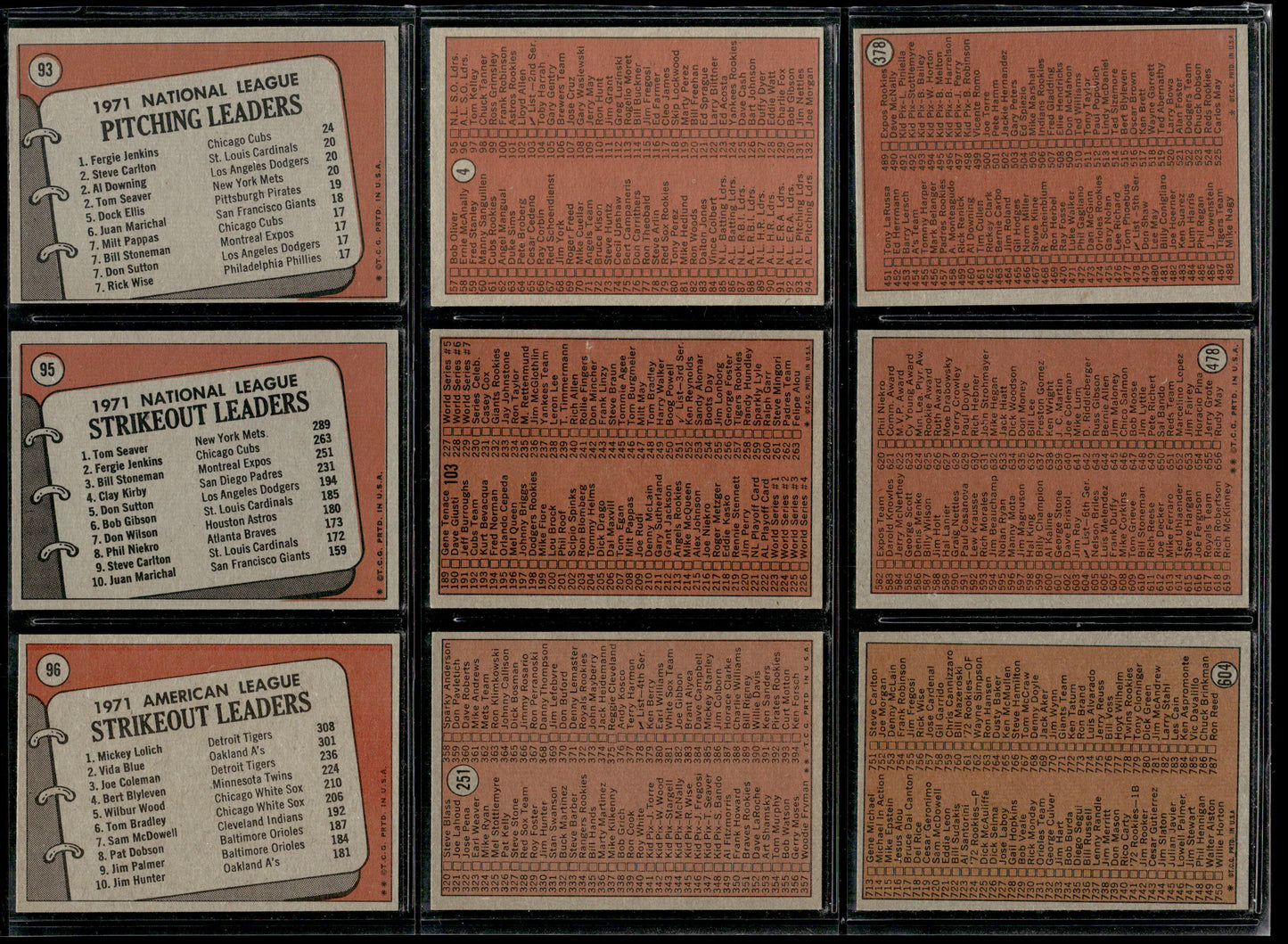 1972 Topps Baseball Complete Set - EXMT AVG w 13 Graded - Fisk RC Aaron Ryan Mays