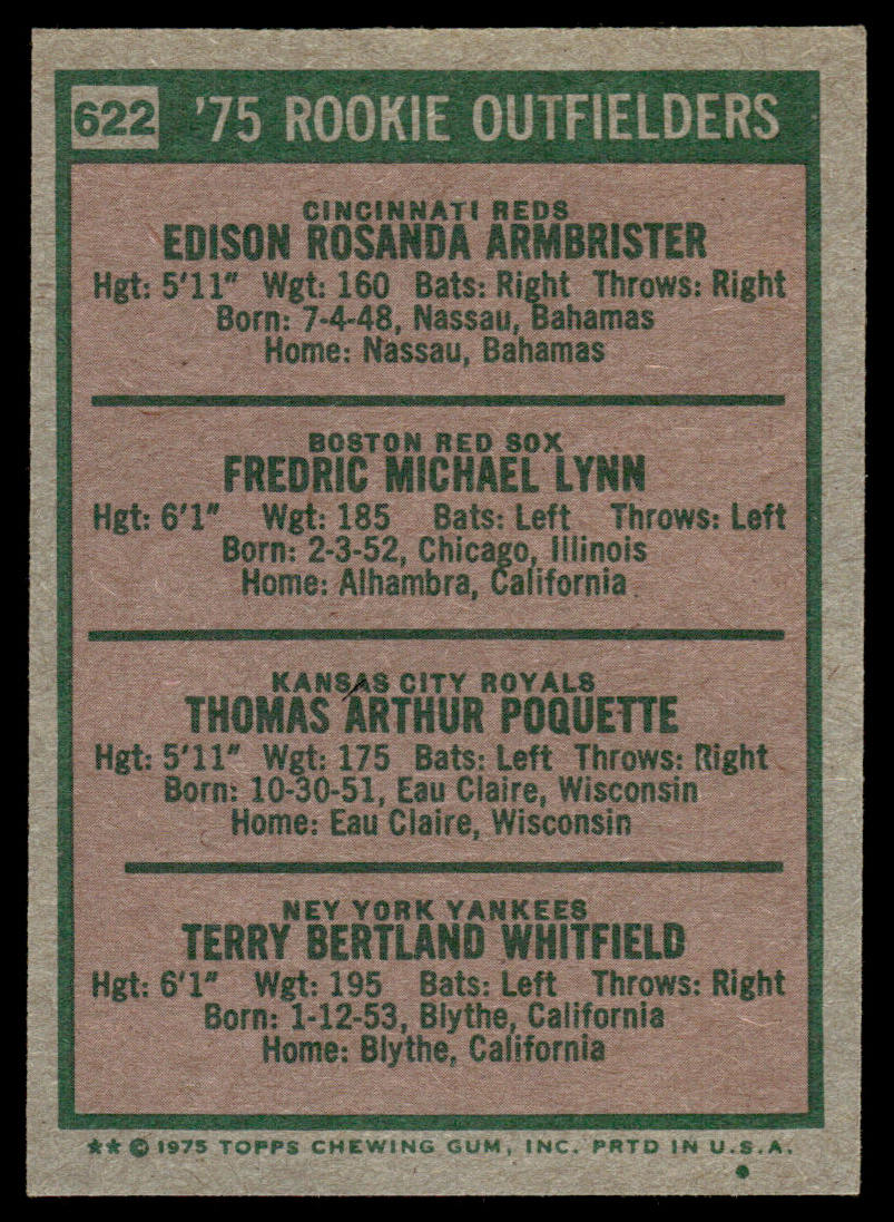 1975 Topps Baseball Complete Set - NM AVG - Brett Yount Rice Carter RC Aaron Ryan