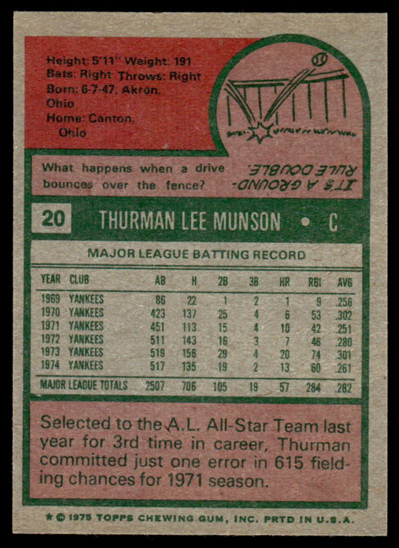 1975 Topps Baseball Complete Set - NM AVG - Brett Yount Rice Carter RC Aaron Ryan