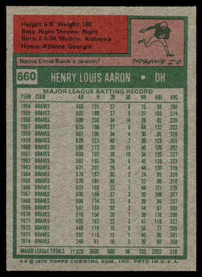 1975 Topps Baseball Complete Set - NM AVG - Brett Yount Rice Carter RC Aaron Ryan