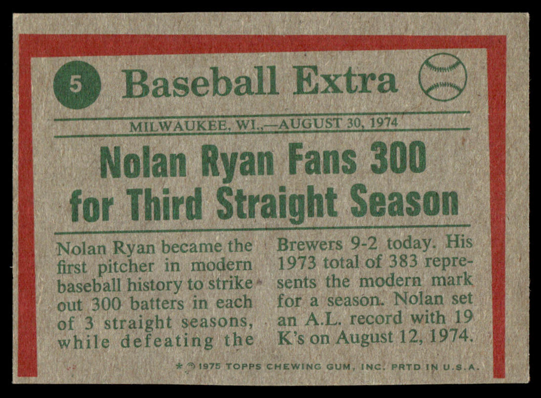 1975 Topps Baseball Complete Set - NM AVG - Brett Yount Rice Carter RC Aaron Ryan