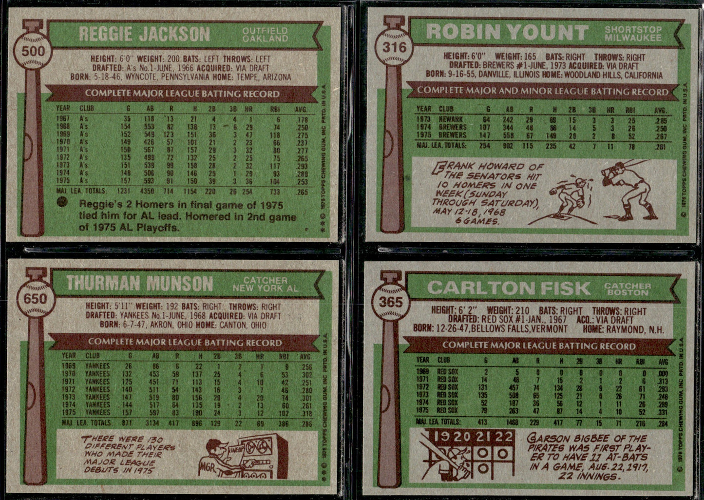 1976 Topps Baseball Complete Set - NM+ AVG - Eckersley RC Aaron Ryan Brett Rose