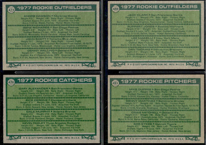 1977 Topps Baseball Complete Set - EXMT+ AVG - Dawson RC Ryan Brett Rose