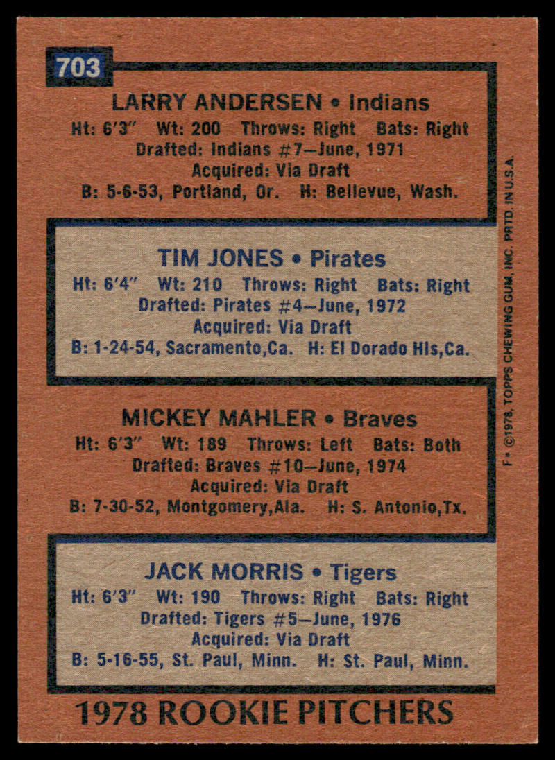 1978 Topps Baseball Complete Set - EXMT/NM - Murray Molitor RC Ryan