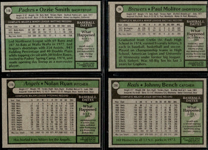 1979 Topps Baseball Complete Set Vending! - NM AVG - Smith RC Ryan