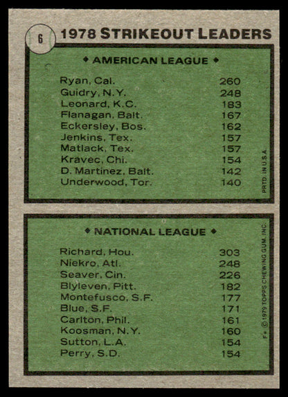 1979 Topps Baseball Complete Set - EXMT AVG - Smith RC Ryan
