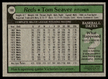 1979 Topps Baseball Complete Set - EXMT AVG - Smith RC Ryan