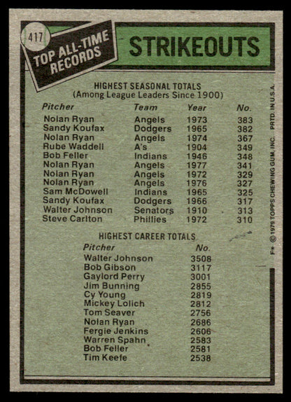 1979 Topps Baseball Complete Set - EXMT AVG - Smith RC Ryan