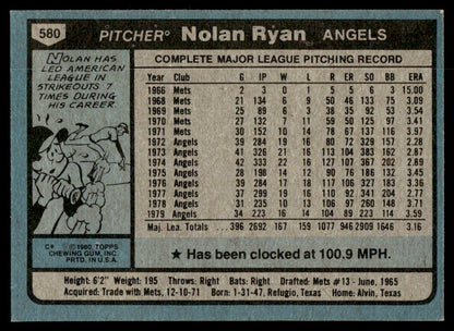 1980 Topps Baseball Complete Set - NM AVG - Henderson RC Ryan