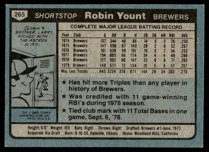1980 Topps Baseball Complete Set - EXMT/NM - Henderson RC Ryan