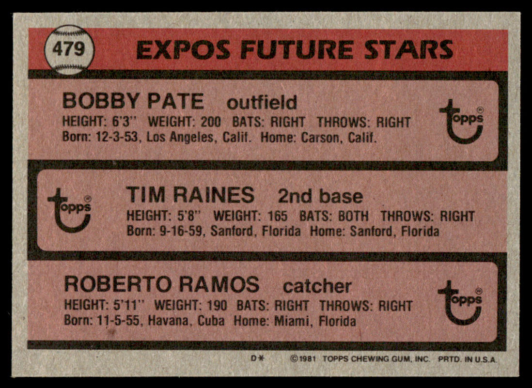 1981 Topps Baseball Complete Set + TRADED - NM AVG - Baines Raines Valenzuela RC