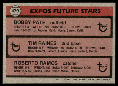 1981 Topps Baseball Complete Set + TRADED - NM AVG - Baines Raines Valenzuela RC