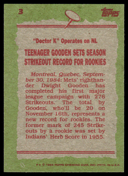 1985 Topps Baseball Complete Set Vending! - NM/NMMT - McGwire Clemens Puckett RC