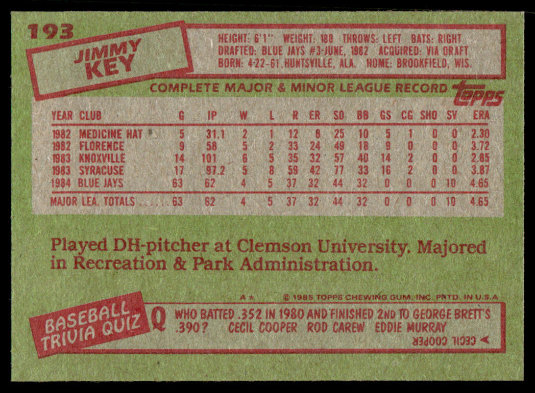 1985 Topps Baseball Complete Set Vending! - McGwire Clemens Puckett RC PSA 8
