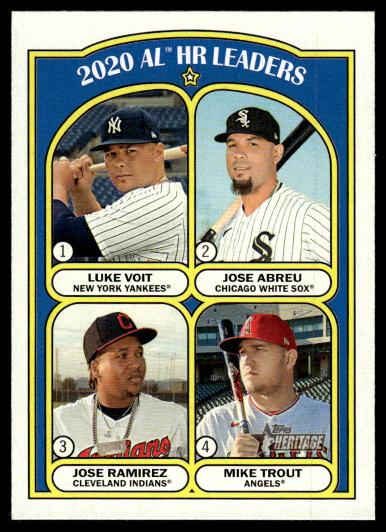 2021 Topps Heritage #88 #90 #169 #170 - Mike Trout - Lot of 4