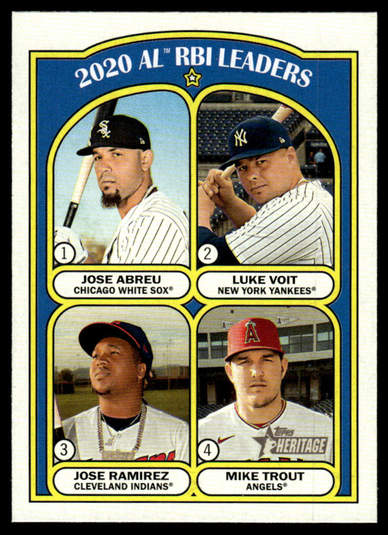 2021 Topps Heritage #88 #90 #169 #170 - Mike Trout - Lot of 4