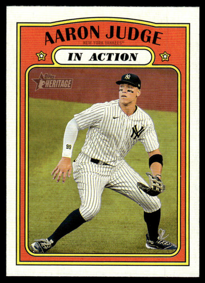 2021 Topps Heritage #121 #122 - Aaron Judge - Lot of 2