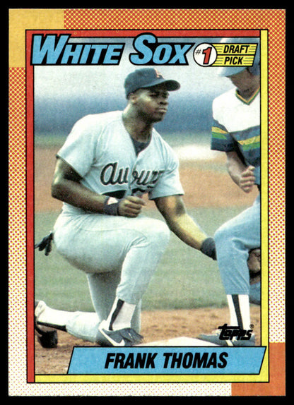 1990 Topps Baseball #414 - Frank Thomas RC - NMMT