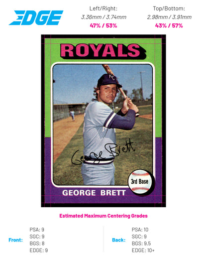 1975 Topps Baseball #228 - George Brett RC - NM